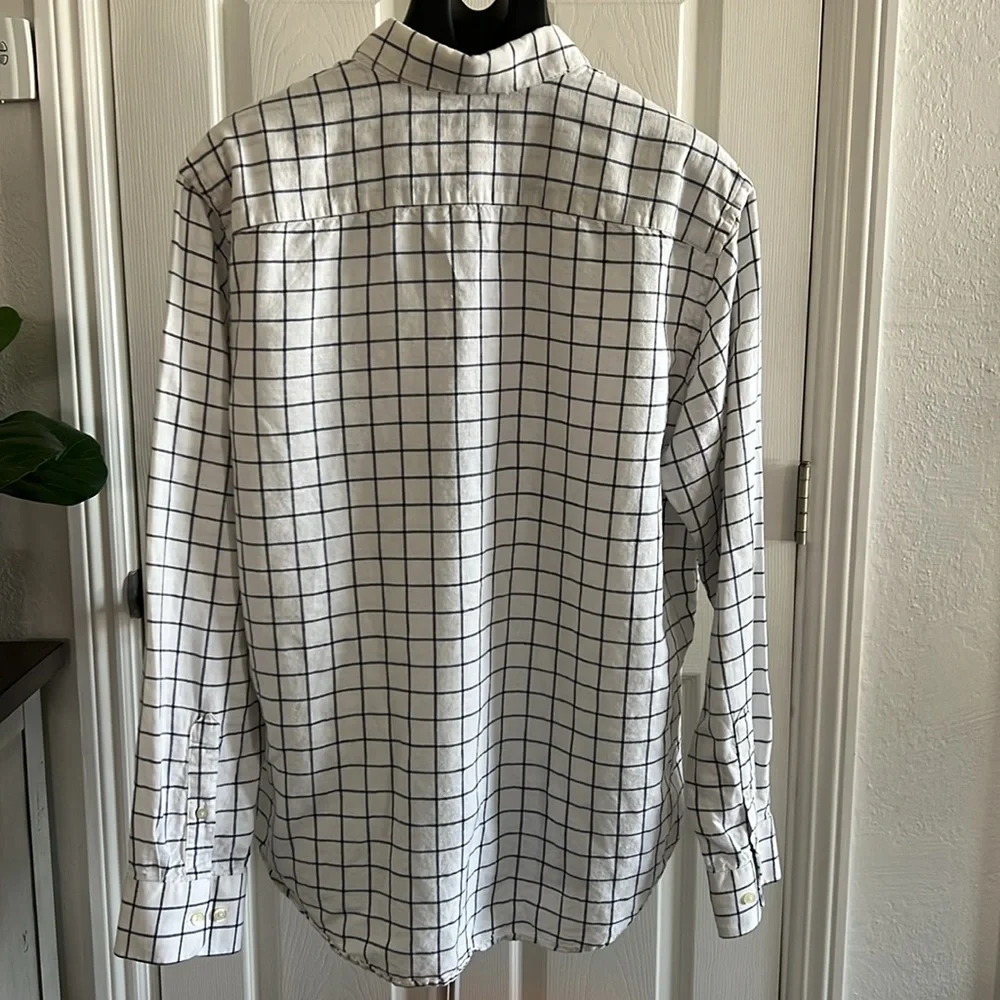Banana Republic white and blue XL - Picture 3 of 12